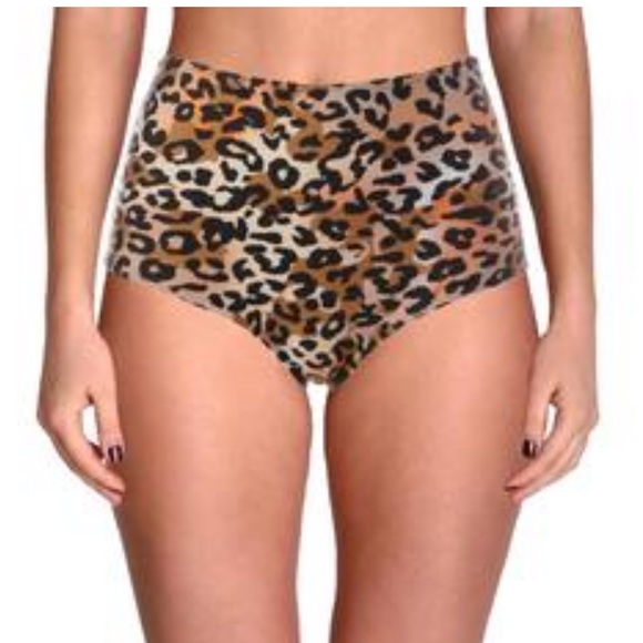 Cynthia Rowley Bikini Bottoms Beach Swim Resort Vacation Animal Print - Picture 2 of 9